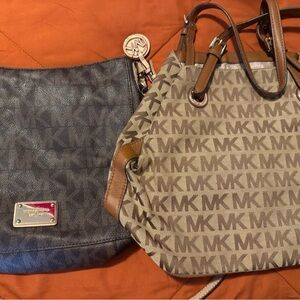 Michael Kors Brown and Black Shoulder Bag Collection